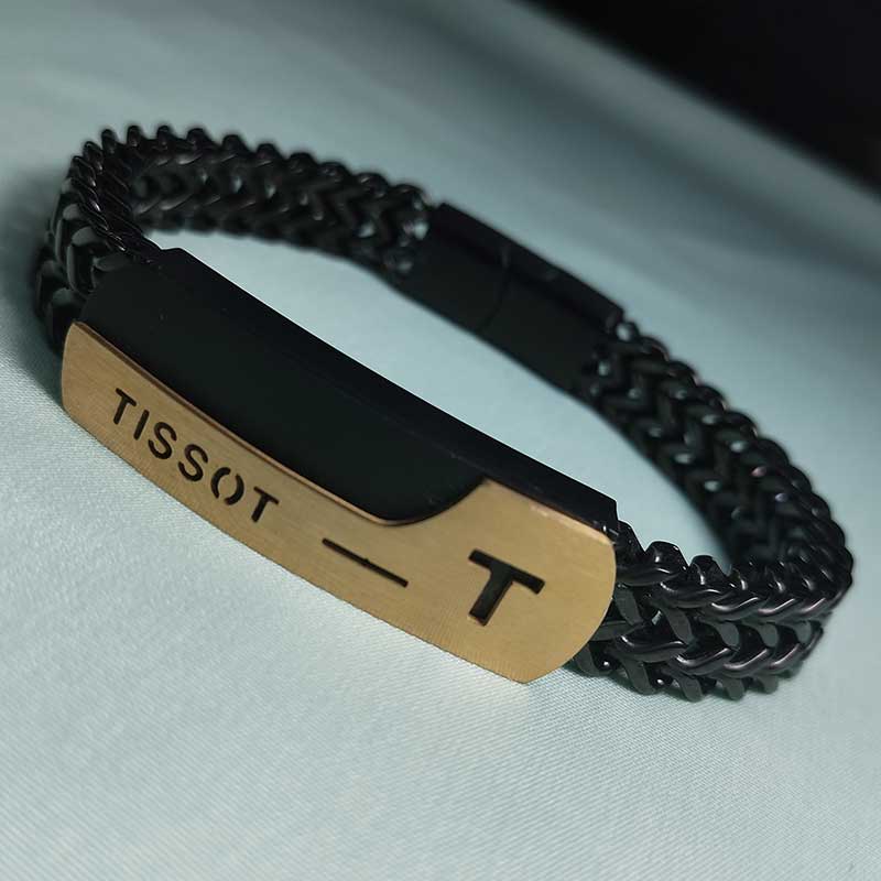 Black Chain Bracelet Tissot